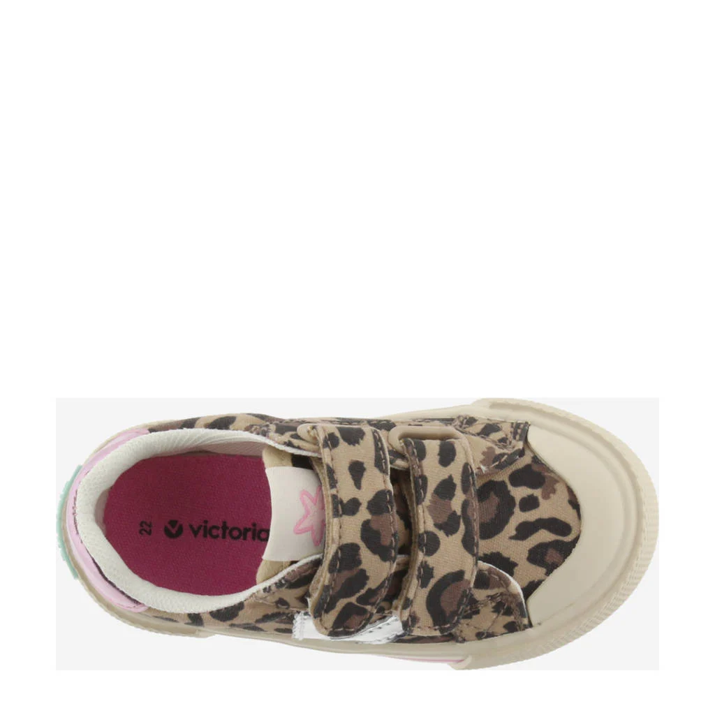 Victoria Tribu Tiras Lona Printssneakers beige/zwart