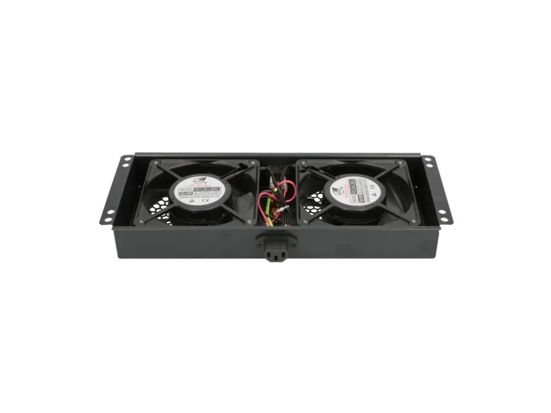 Extralink 2 FANS ROOF COOLING UNIT WITH CABLE TO THERMOSTAT, Køleventilator, Sort, Metal, 2 blæser(e), Vekselstrøm, 220 V