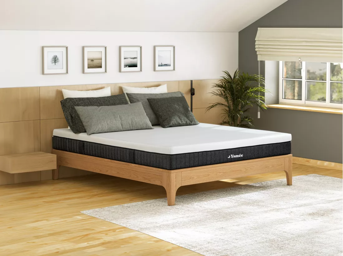Matelas 160 x 200 cm ressorts ensachés 5 zones ép.21cm - CIDORA de YSMÉE