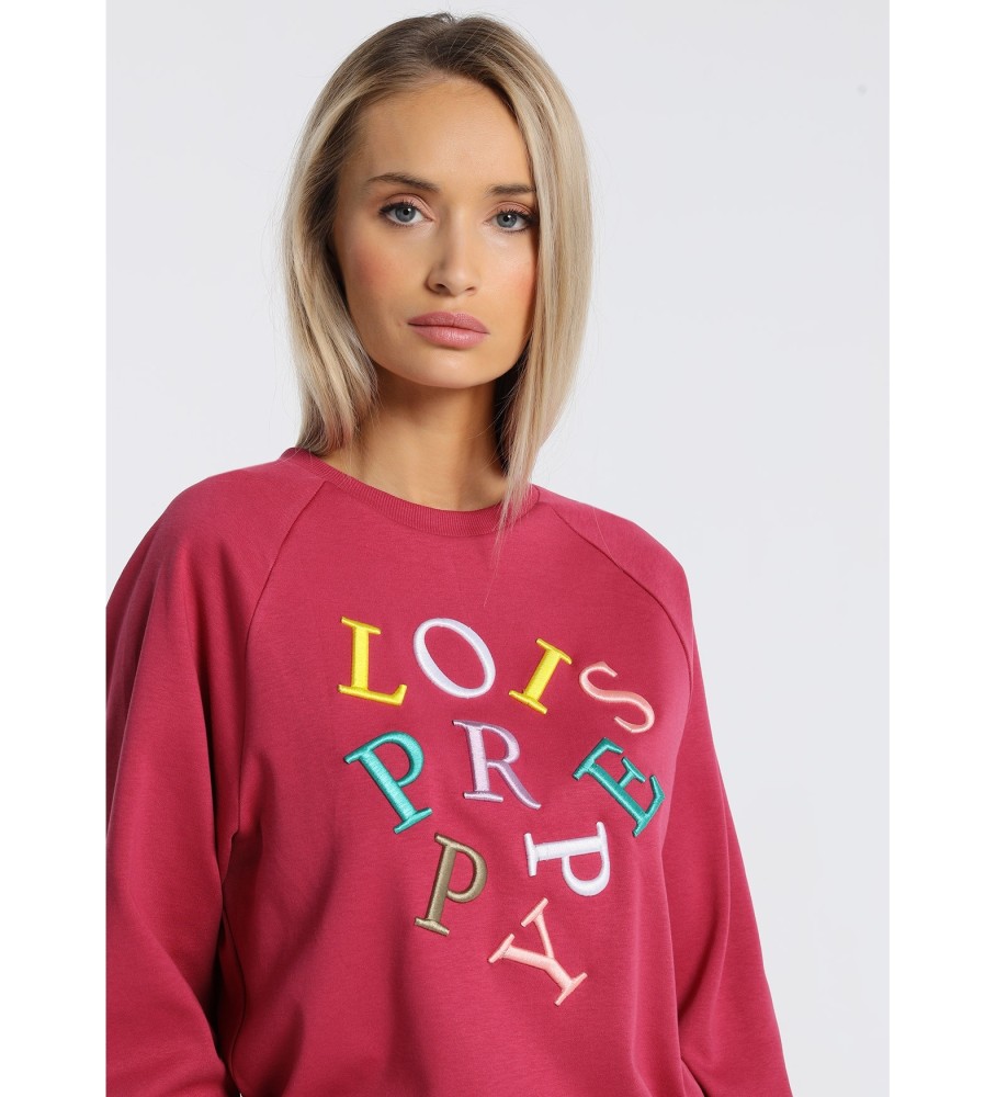 Moletom Lois 132056 Rosa