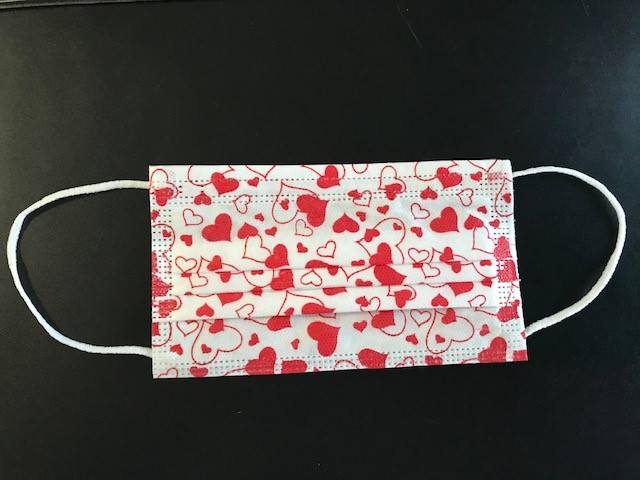 Timask Einweg-Medizinmaske<br>20 Stück, Typ IIR Valentinstag