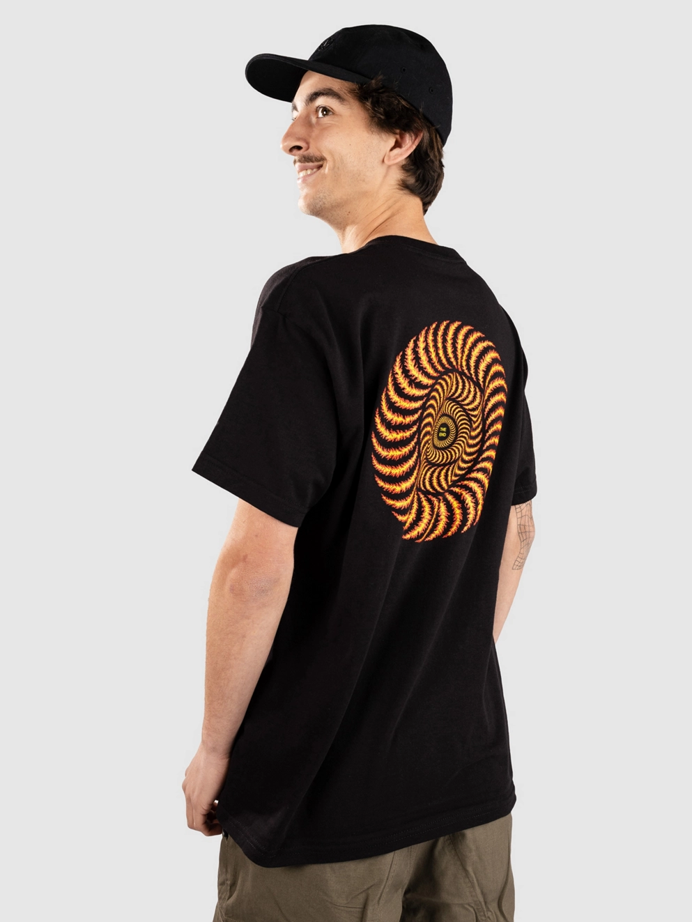 Spitfire OG Flame Classic T-Shirt black/red/yellow