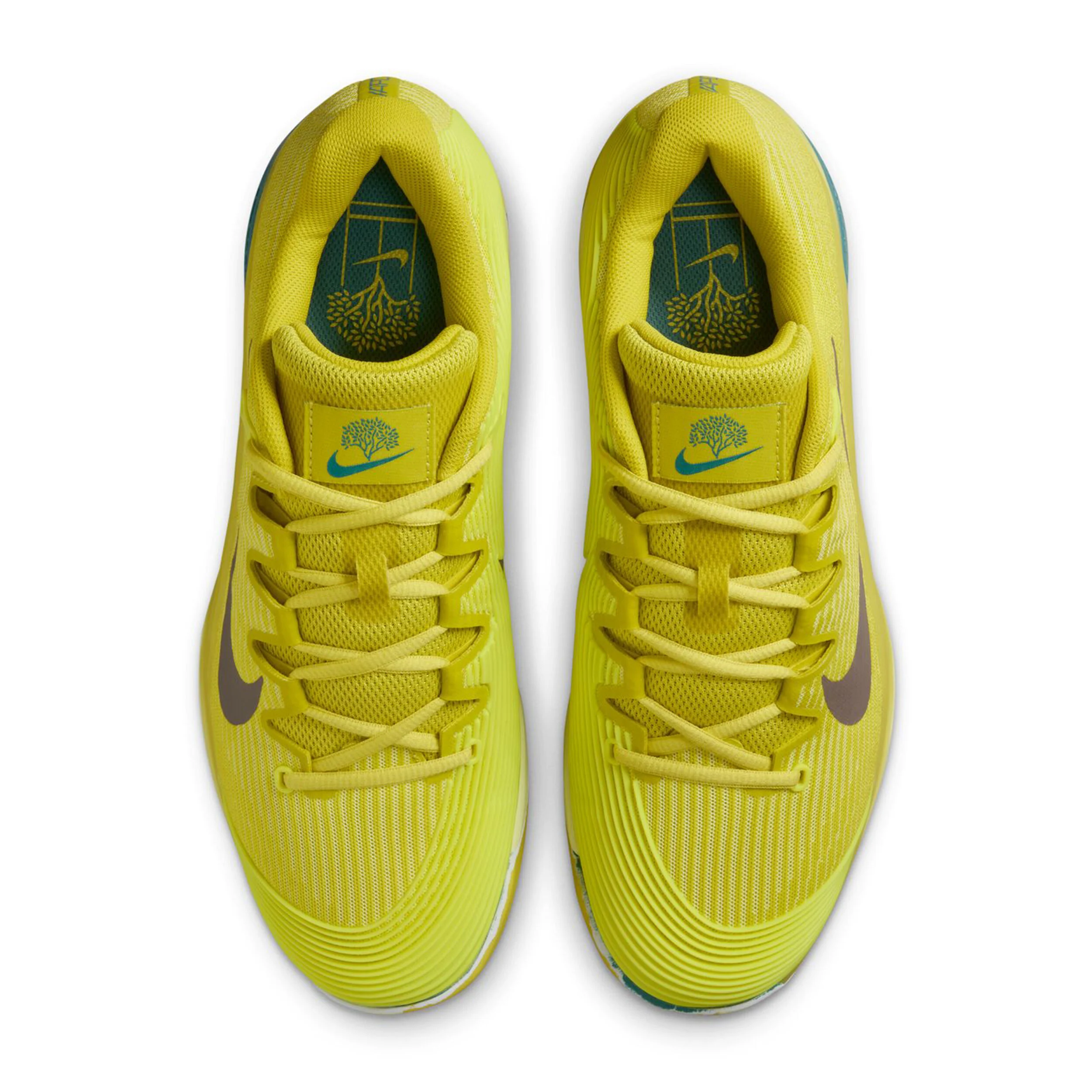 Nike Vapor 12 PRM Chaussures Toutes Surfaces Hommes - Jaune Citron , Turquoise