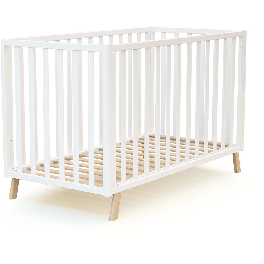AT4 Babybett CONFORT 60 x 120 cm weiß