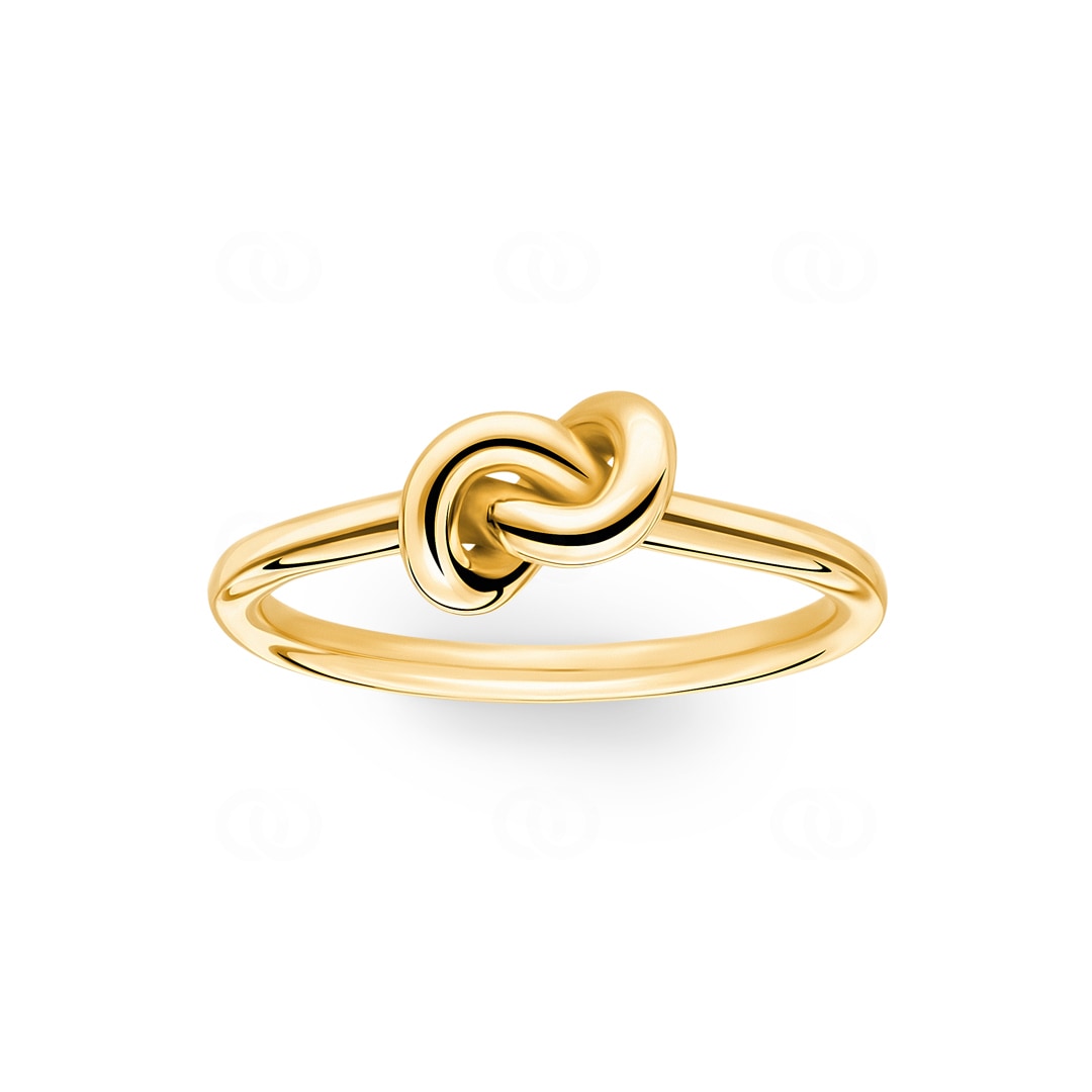 Knotenring 750/18 K Gelbgold
