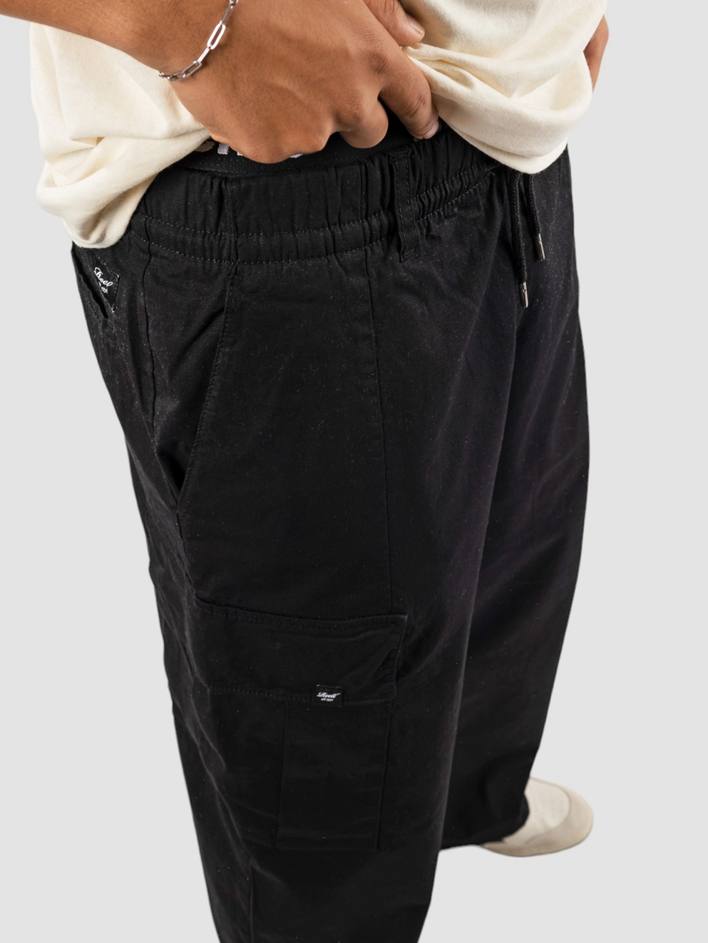 REELL Para Cargo Pants deep black ripstop