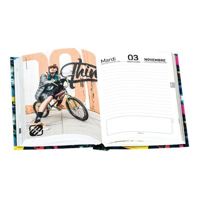 Agenda Freegun Primaire - 1 jour par page - 12,5 x 17,5 cm - chien - Oberthur