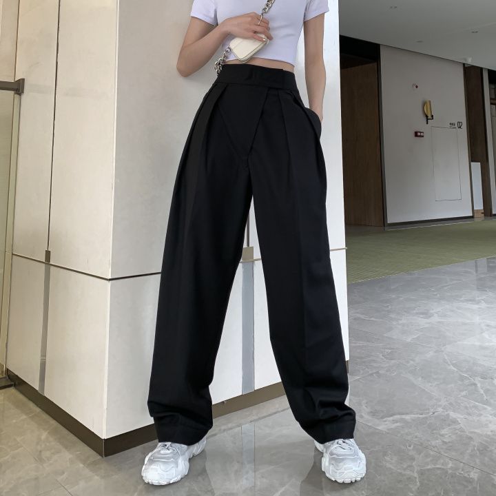 Okalpis - Wijde pantalon met hoge taille