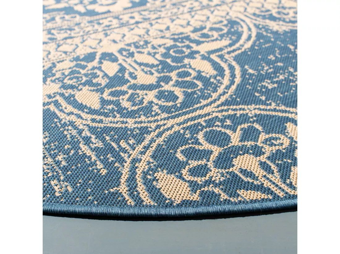 Tapis Cream & Blue 79 X 152 cm - Borano