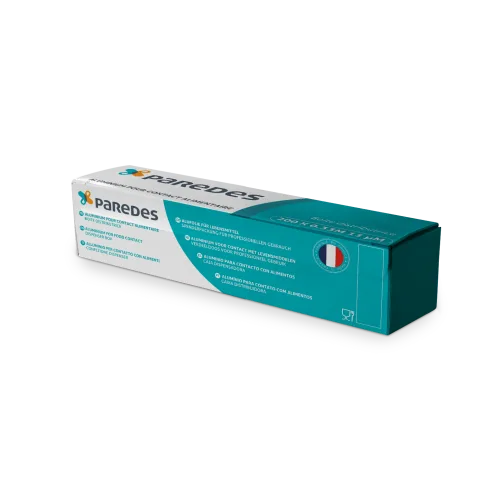 Boite distributrice rouleau aluminium 200m x 0,33 cm 11µm Paredes