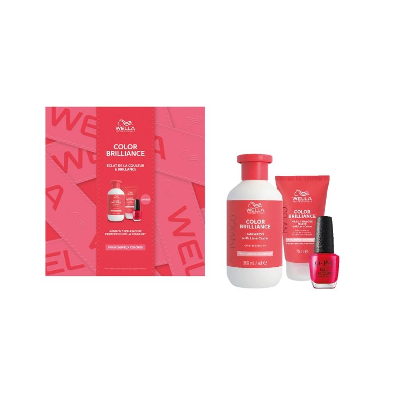 Coffret pour cheveux colorés fins à moyens Invigo Color Brilliance Wella