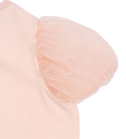 Konges Sløjd T-Shirt - Ballerina - Pale Dogwood m. Pailletten