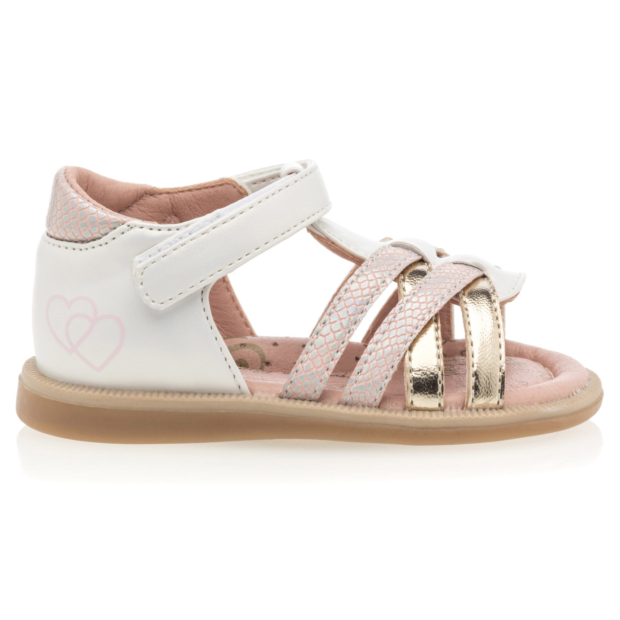 Nu-pieds Bébé fille blanc