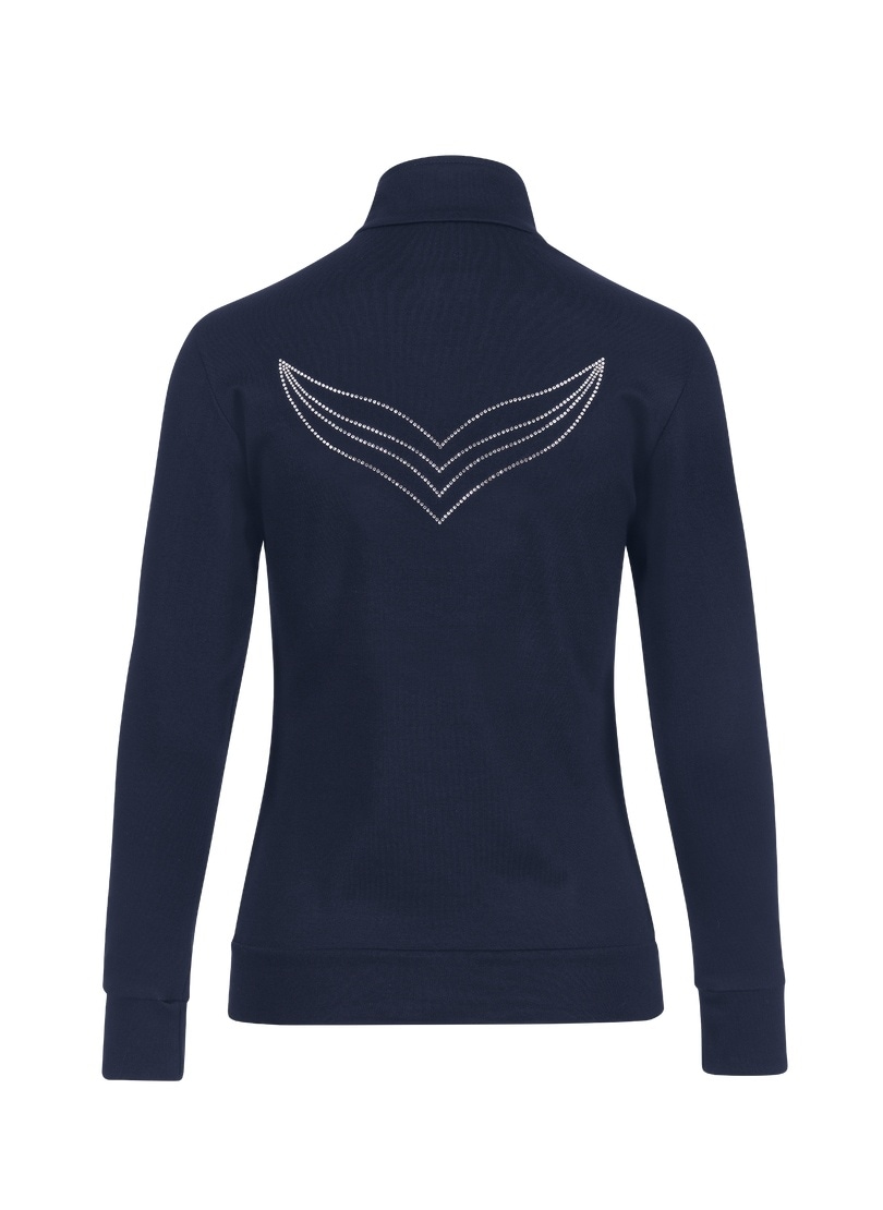 Trigema Sweatjacke »TRIGEMA Jacke mit Kristallsteinen«, 1 Stk.