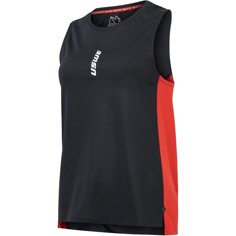 USWE Puls Trail Running Tank Women Black