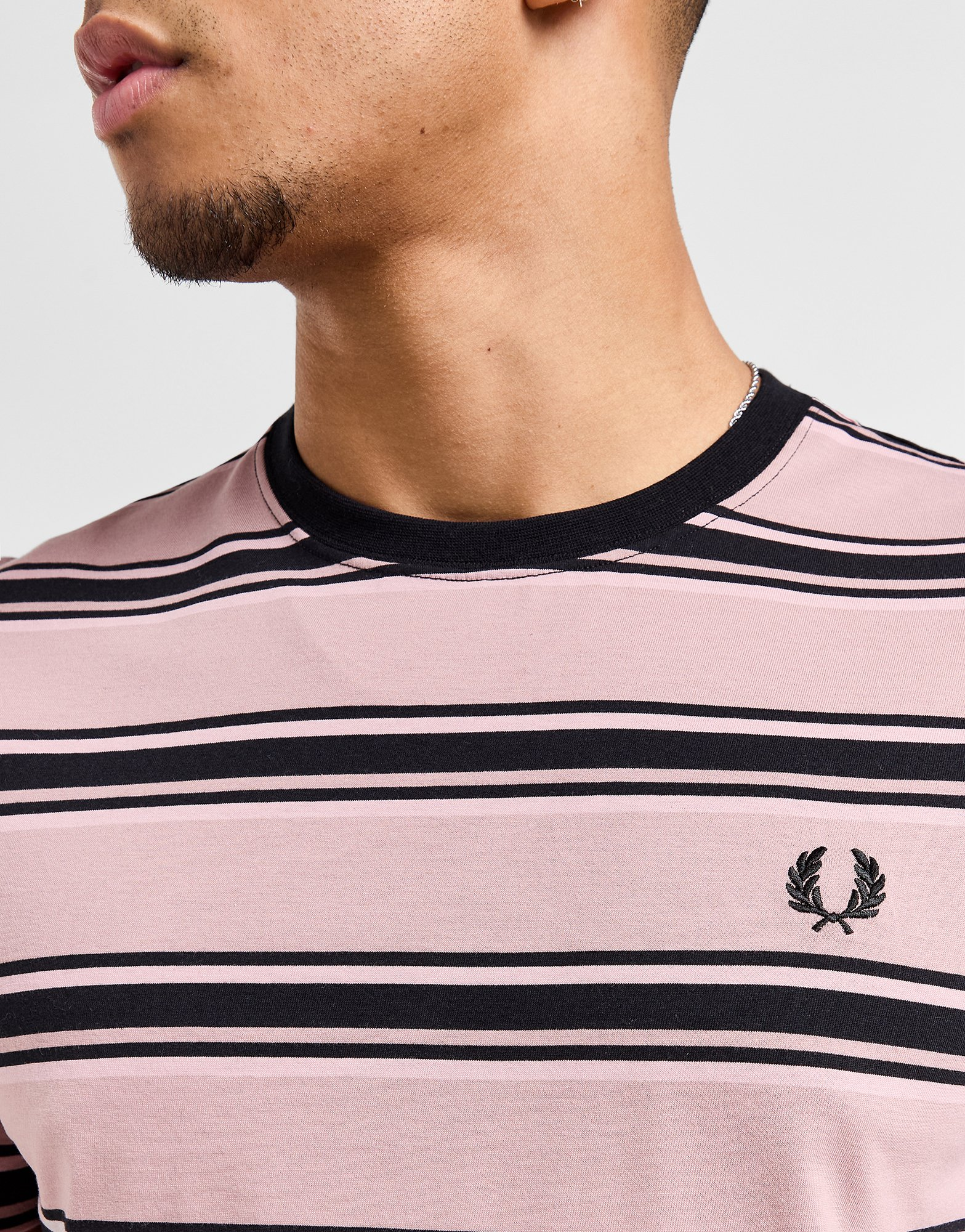 Fred Perry T-shirt Rayé Homme