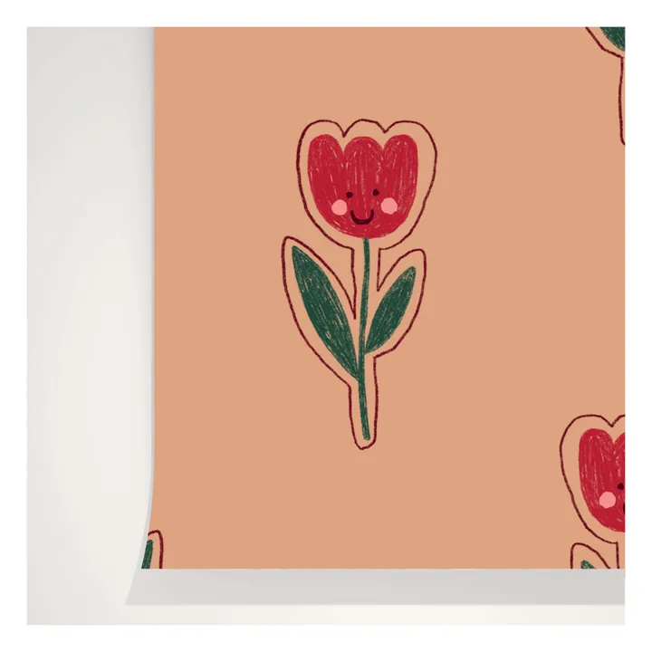 Season Paper Papier Peint Tulipe Joyeuse