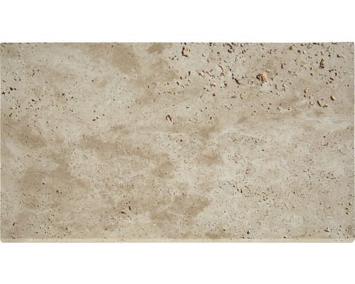 FLAIRSTONE Zwembadrand Roma Element recht beige 1 lange zijde afgerond 61x35x3 cm