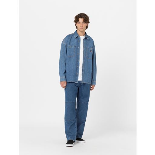 Dickies Houston Skjorte, Classic Blue, XXL