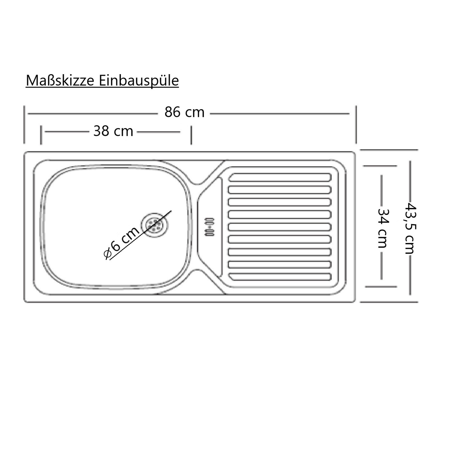 Küchenblock TURIN - grau matt-Wotan Eiche - 360 cm
