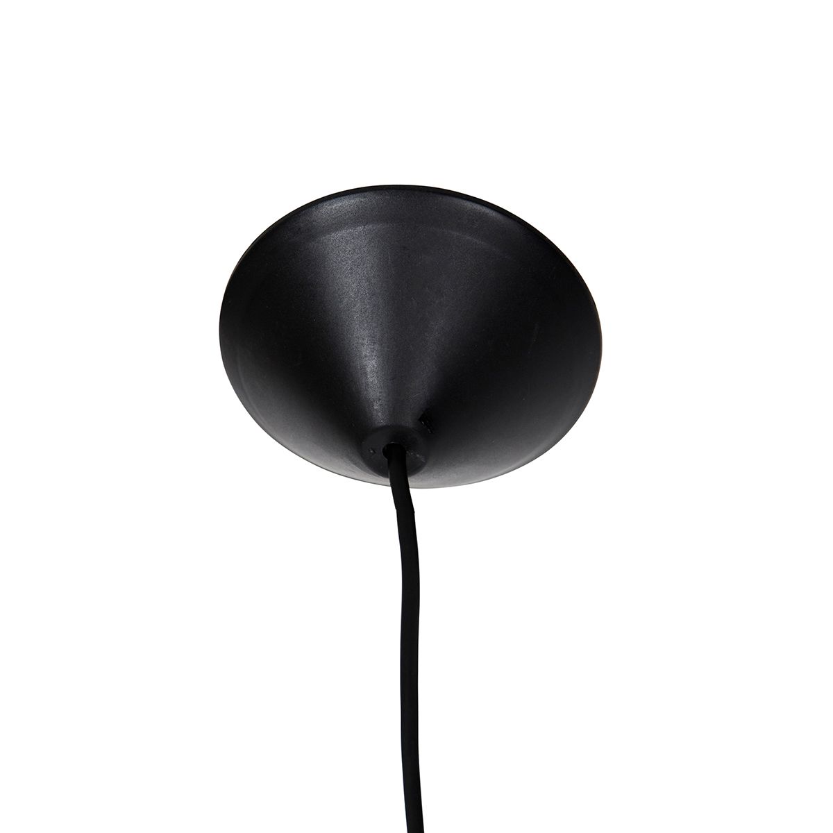 Moderne hanglamp zwart zonder kap - Stenley