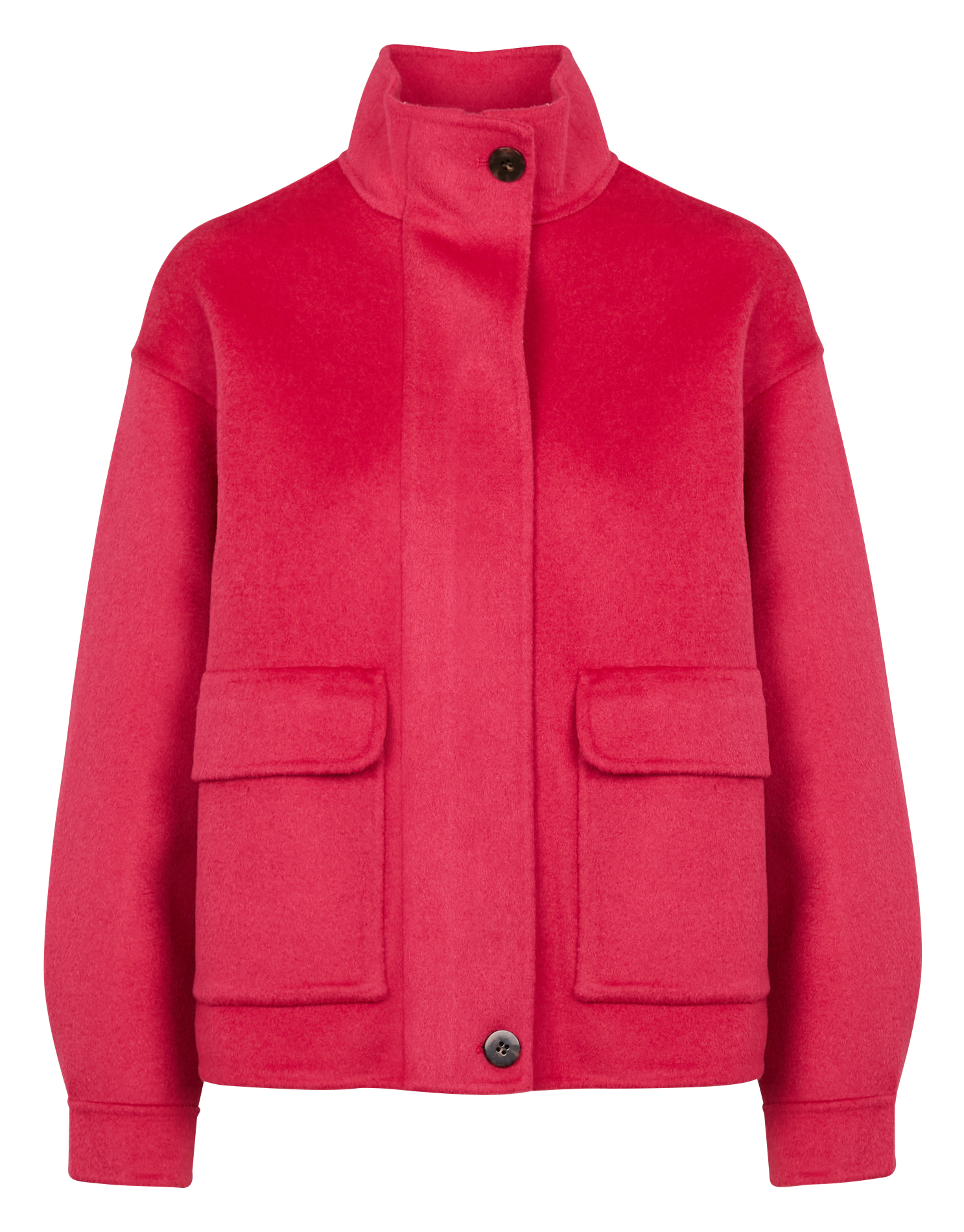 RIG - Manteau droit en laine | Beige