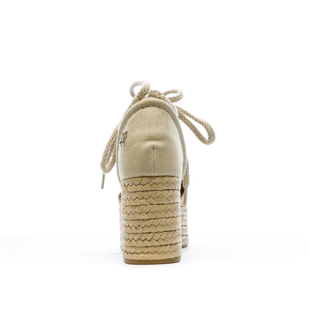Tommy Hilfiger Chaussures compensées Marron Femme Tommy Hilfiger Linen
