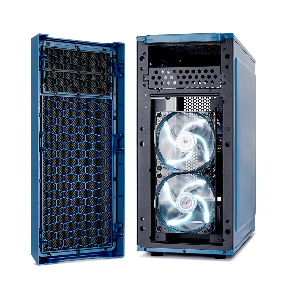Fractal Design Focus G Petrol Blue - Avec fenêtre