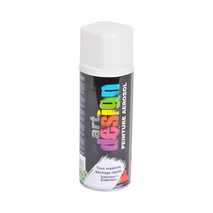 BOMBE DE PEINTURE MULTI SUPPORTS 400ML BLANC BRILLANT