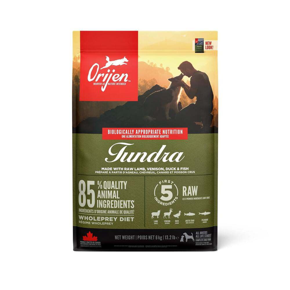 Orijen Tundra Dog Whole Prey - Hondenvoer - 6 Kilogram - hert, geit, vis