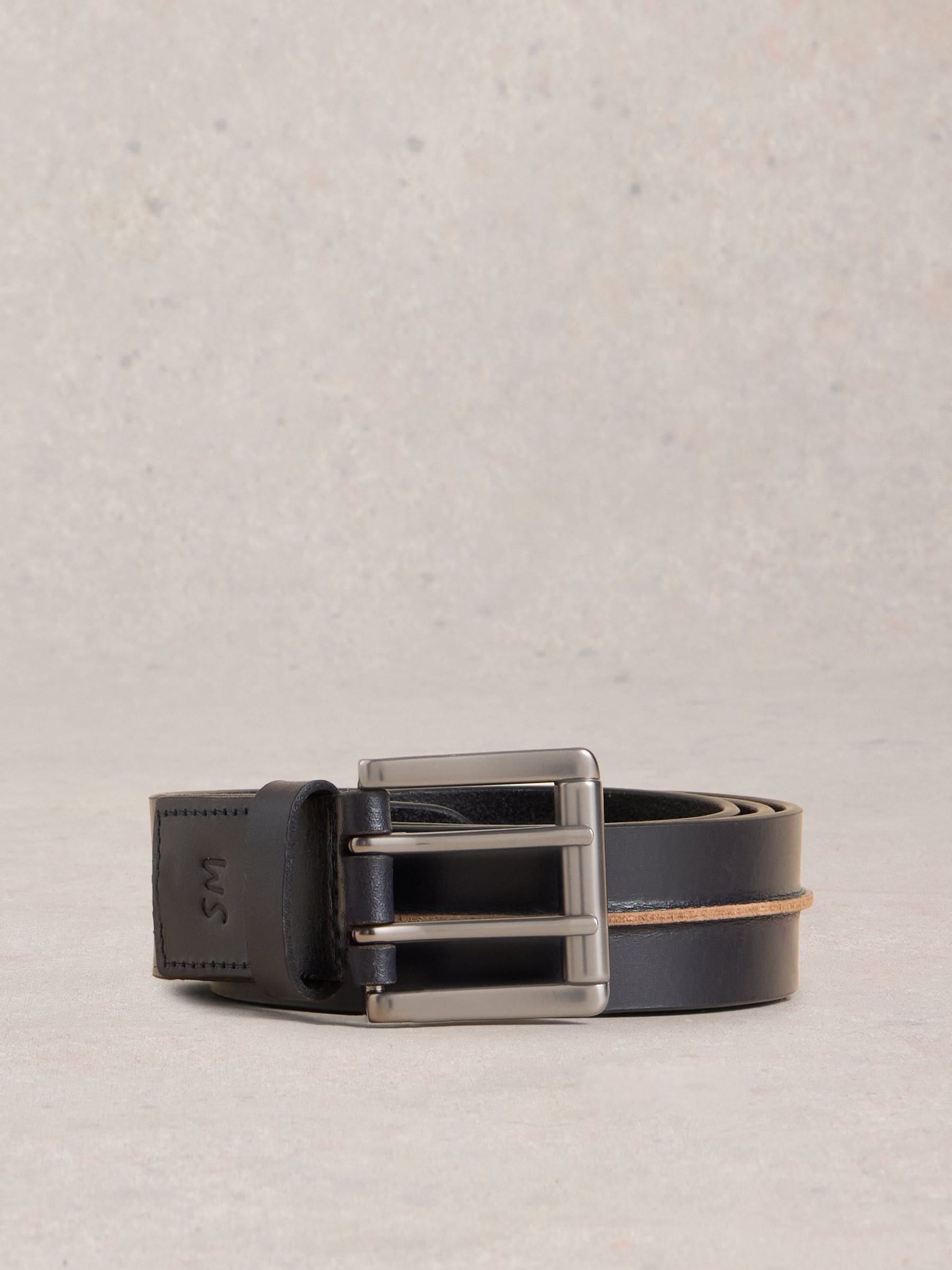 White Stuff Raw Seam Leather Belt