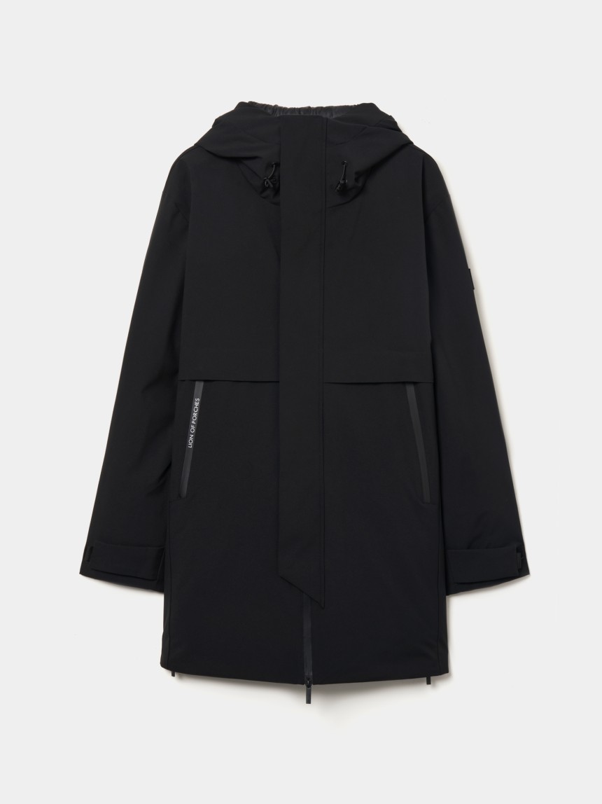 Parka acolchoada com capuz