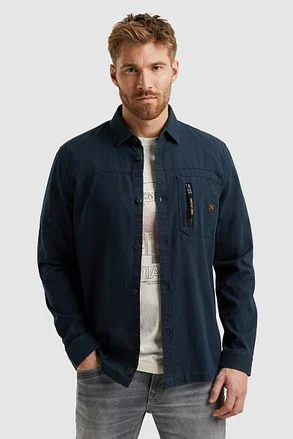 PME Legend Overshirt Mattweave Navy PSI2502221-5281 kopen