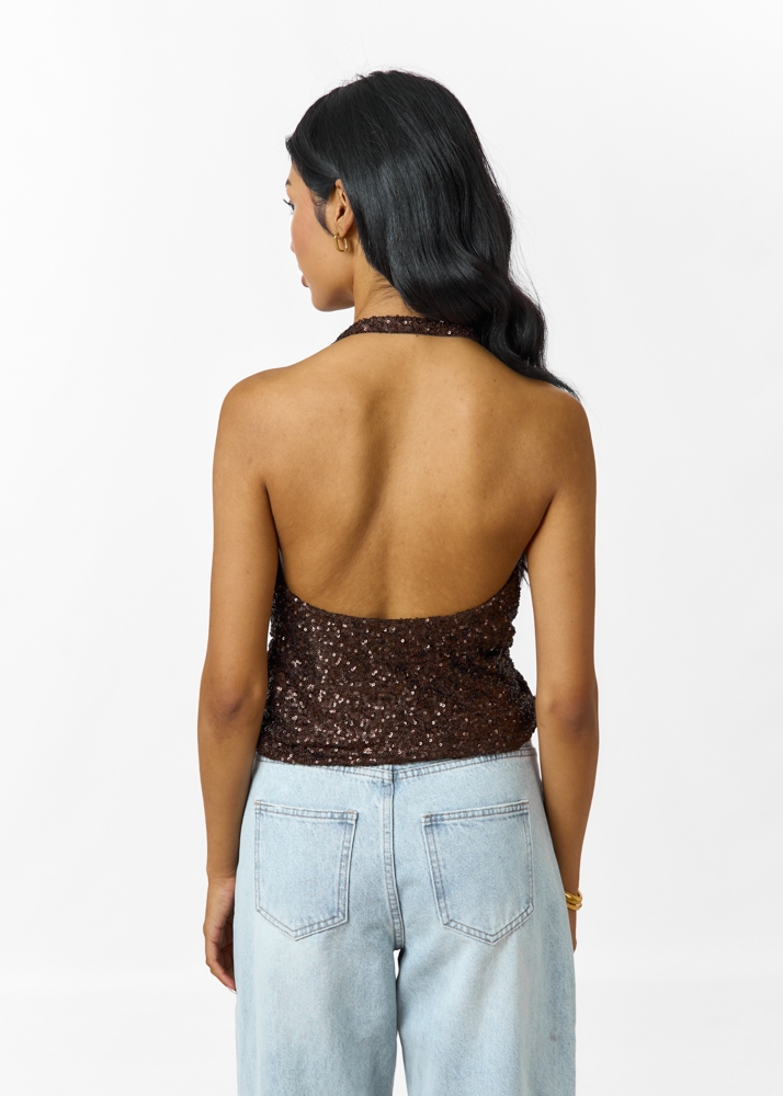 Teddy top choco bruin