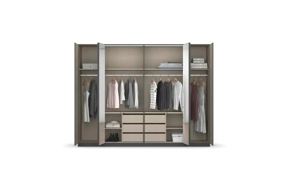 Falttürenschrank 271 cm 6 Stück