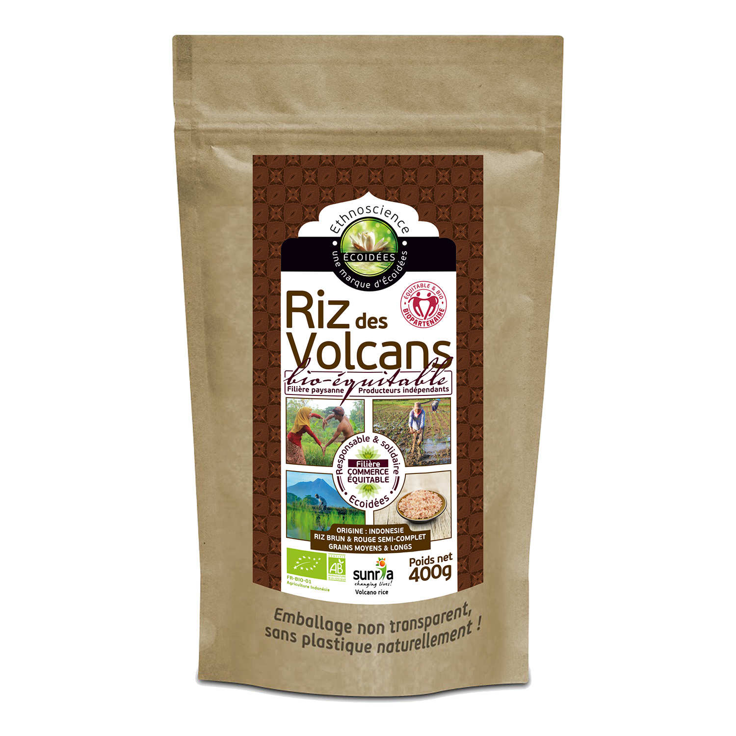 Riz javanais des Volcans Bio et Equitable - Volcano