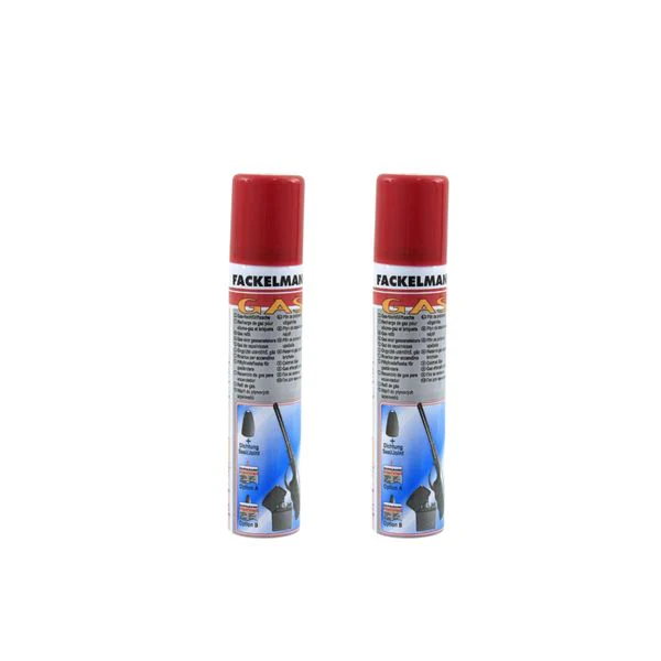 Lot de 2 recharges de gaz 90 ml Tecno Fackelmann