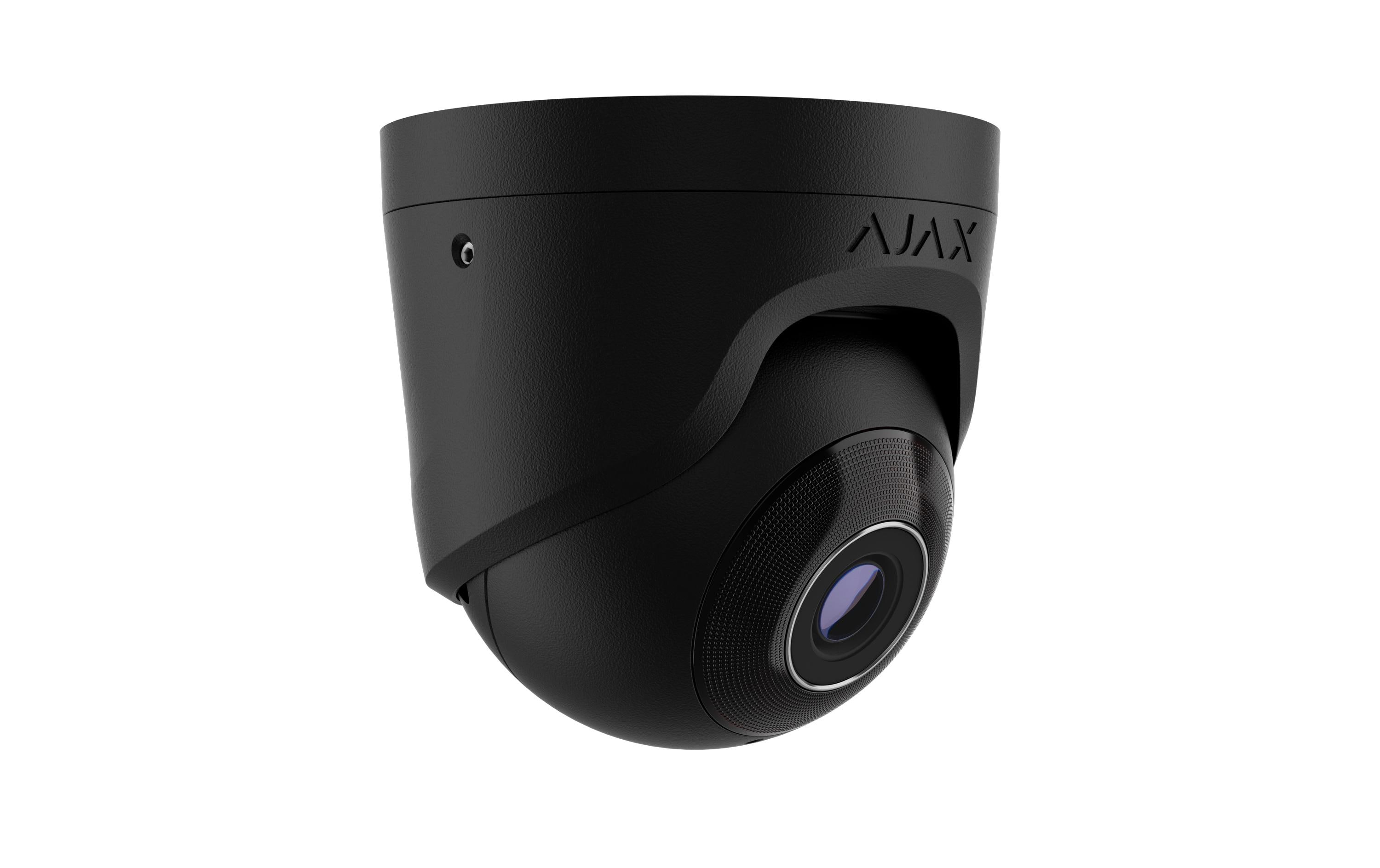 Netzwerkkamera TurretCam (5 Mp/4 mm) Schwarz<br>Kabelgebundene IP-Überwachungskamera mit KI