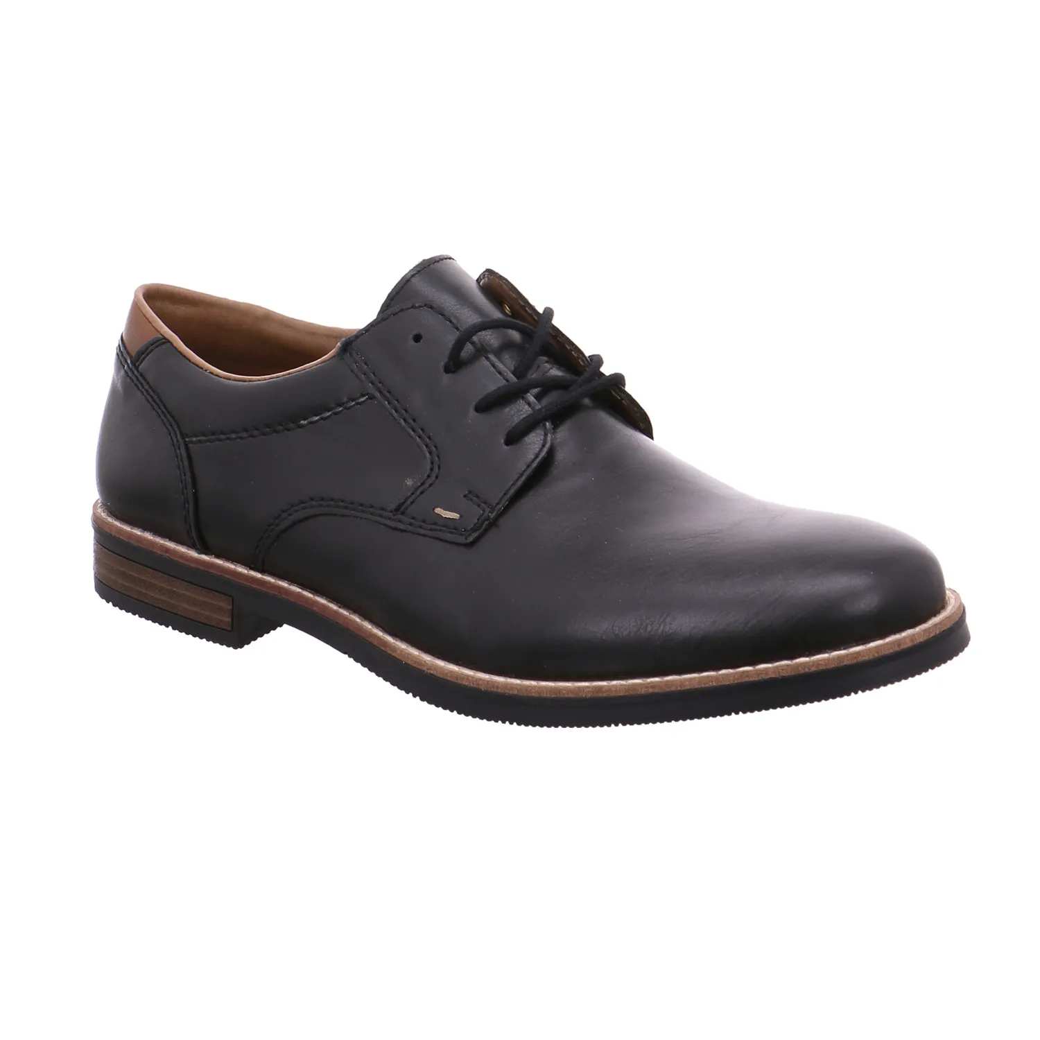 RIEKER Halbschuhe Sneaker Schwarz Lederimitat