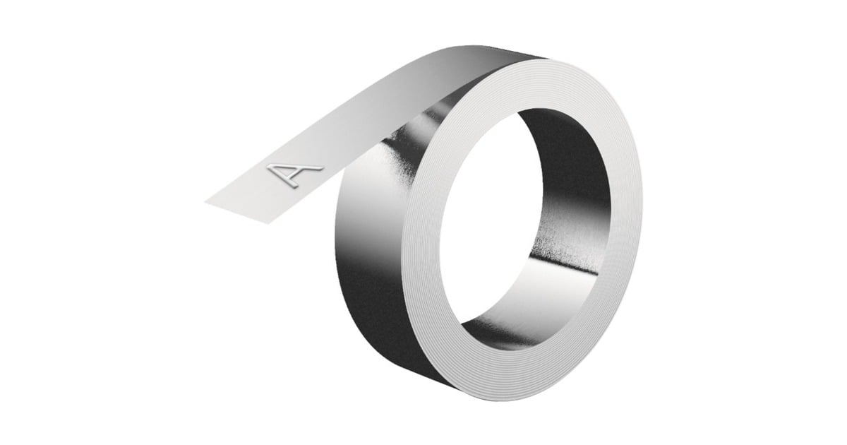 DymoIND Embossing Aluminum Label, 12 mm x 3,65 m printlint