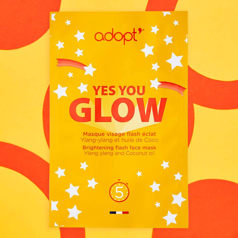 Yes you glow Masque tissu éclat