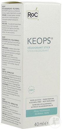 RoC Keops Déodorant Stick Peau Normale 40ml