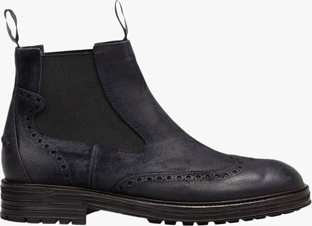 FLORIS VAN BOMMEL blauwe floris van bommel chelsea boots sfm-60045