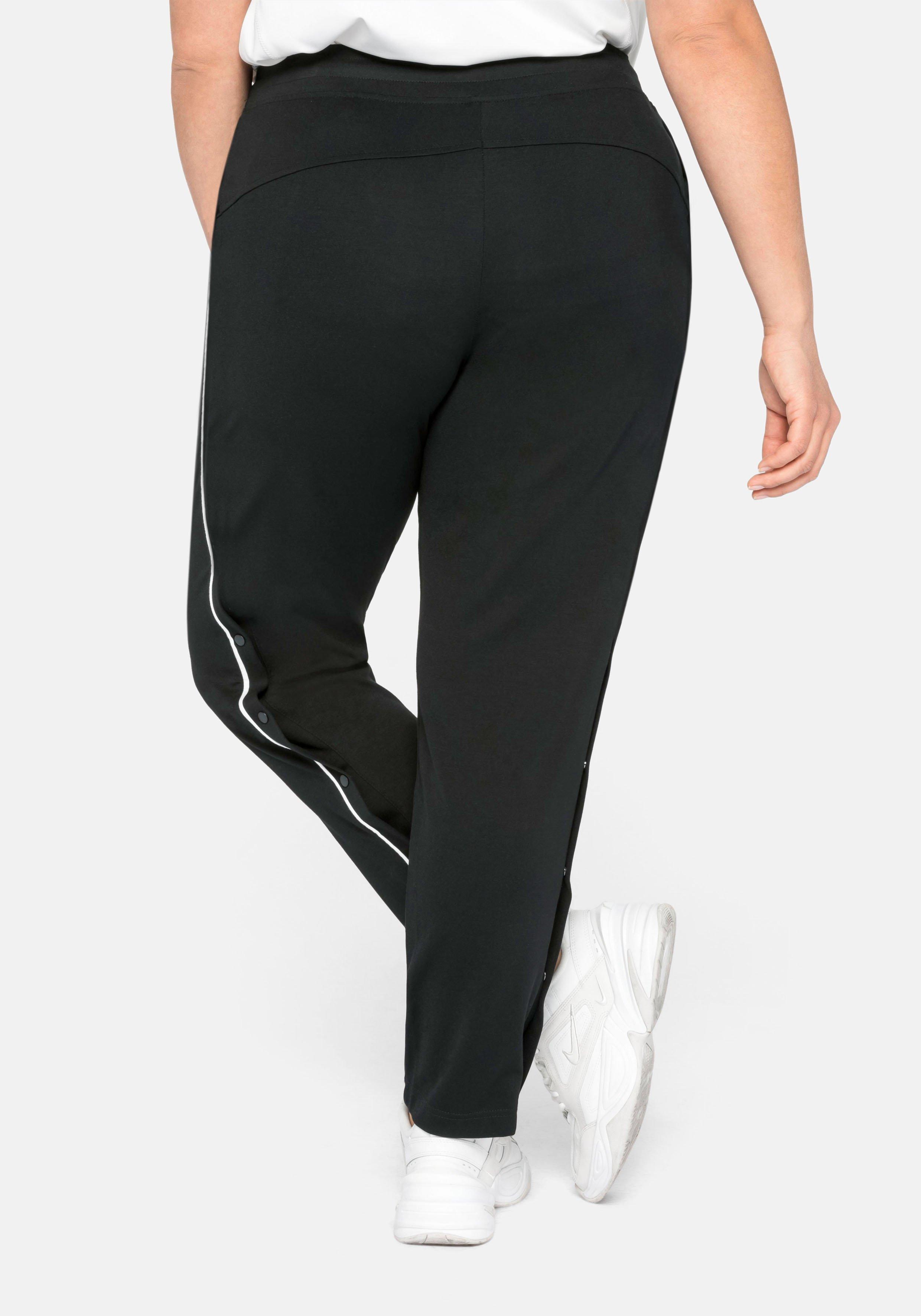 Jogginghose mit seitlichem Kontraststreifen