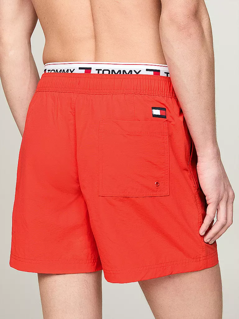 TOMMY HILFIGER Badeshorts rot
