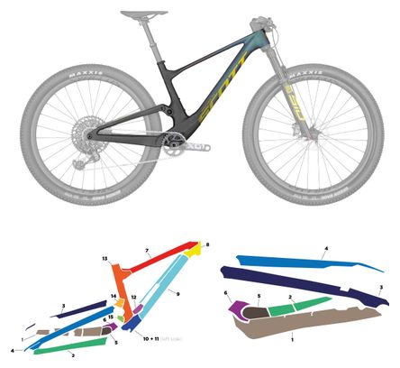 Scott Spark RC 900 910 - 2022 - L - Brillant