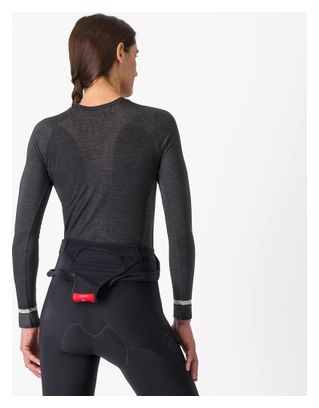 Baselayer Femme Castelli Merino Seamless Noir