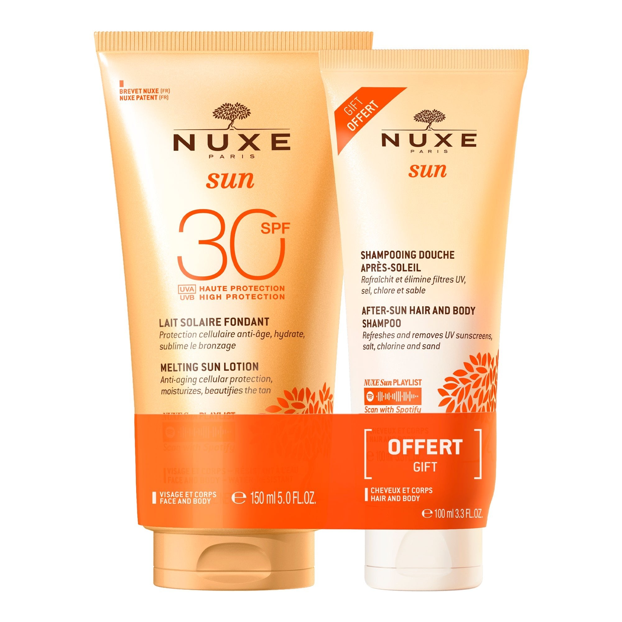 Duo Zartschmelzende Sonnenmilch mit LSF 30 150 ml & After-Sun Dusch-Shampoo 100ml geschenkt 250 ml
