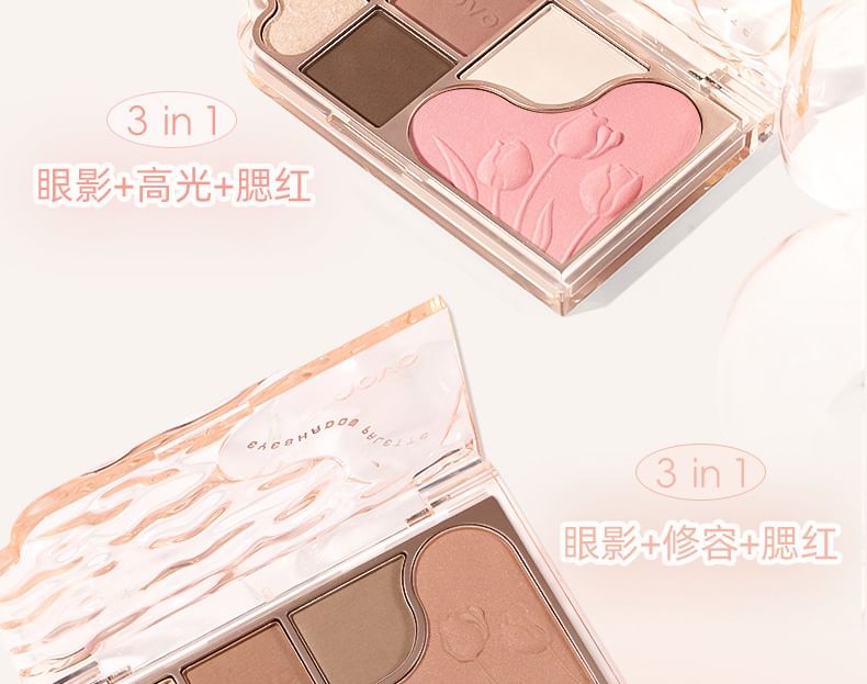 NOVO - Dreamy Star Sand 6-kleuren oogschaduwpalet - 3 soorten