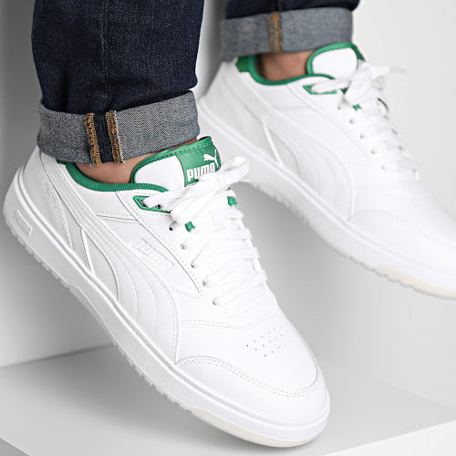 Baskets Puma Doublecourt 393284 Puma White Archive Green